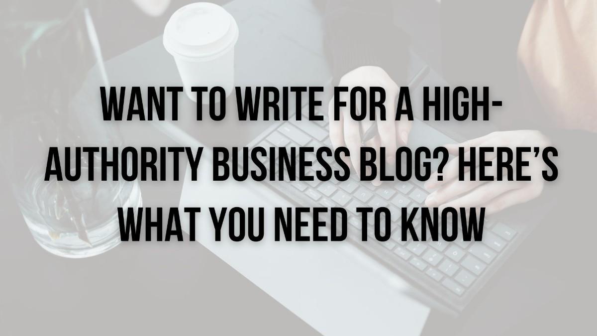 business blog